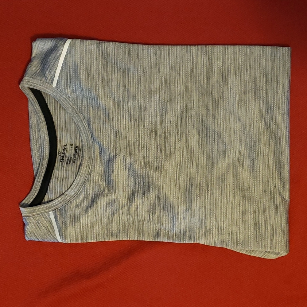 Spalding Dri-power Heather gray t-shirt